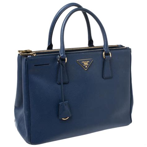 prada bag large navy tote saffiana trave|Prada Large Saffiano Travel Tote in Navy Leather .